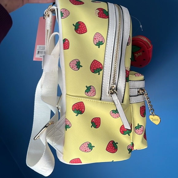 Juicy Couture Yellow Strawberry Backpack NWT - Picture 12 of 16